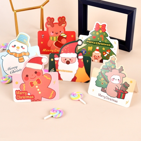 COMBO NGẪU NHIÊN 10 THIỆP IN MINI CHỦ ĐỀ GIÁNG SINH DỄ THƯƠNG VÀ ĐẦY MÀU SẮC T.CRAFT HOUSE - MẪU 2