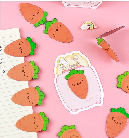 BOOKMARK/ KẸP SÁCH NAM CHÂM HÌNH CỦ CÀ RỐT SIÊU CƯNG T.CRAFT HOUSE