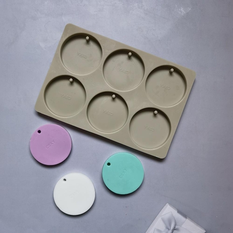 KHUÔN SILICON LOẠI 1 CAO CẤP LÀM SÁP THƠM, RESIN,THẠCH CAO, XÀ PHÒNG HÌNH TRÒN CSXY T.CRAFT HOUSE