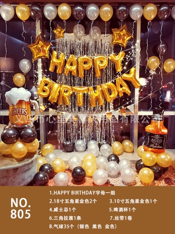 SET BÓNG TRANG TRÍ SINH NHẬT/ THÔI NÔI ĐÁNG YÊU, DỄ THUONG T-CRAFT