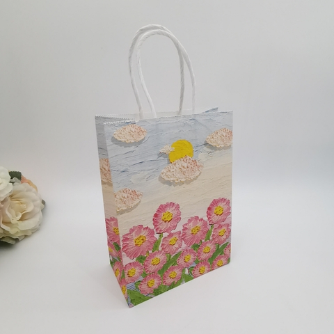 TÚI GIẤY ĐỪNG QUÀ THANK YOU HỌA TIẾT TRANH VẼ ĐỘC ĐÁO T.CRAFT HOUSE