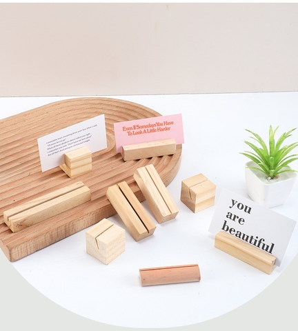 CHÂN KẸP ẢNH ĐỂ BÀN BẰNG GỖ XINH XẮN, TIỆN LỢI T.CRAFT HOUSE-NVLG