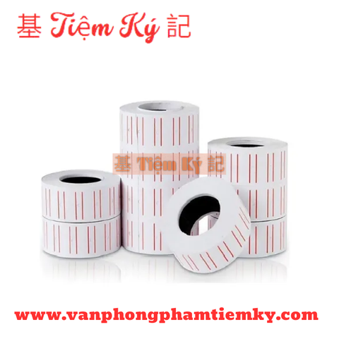 Giấy bấm giá trắng