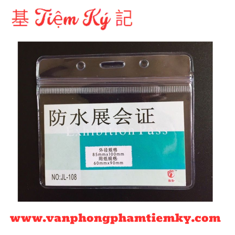 Bảng tên nhựa xịn 6 cm x 9 cm ngang 108