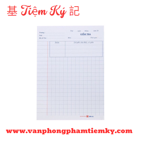 Giấy Kiểm tra Xấp (10 Tờ)
