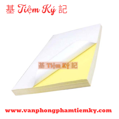 Giấy decal vàng A4