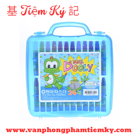 Sáp Dooly 24 màu hộp nhựa