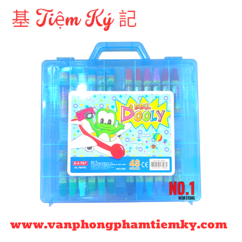 Sáp Dooly 48 màu hộp nhựa