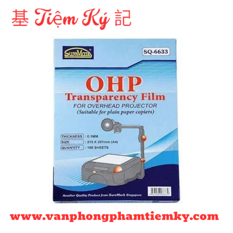 Bìa kiếng film chiếu Suremark SQ 6633
