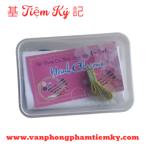 Bộ dụng cụ may thêu lớp 4-5-6 nhỏ Hạnh Chương