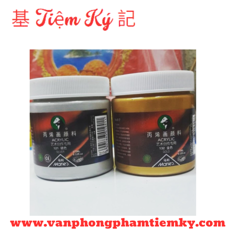 Màu acrylic nhỏ ( Bạc, Vàng)