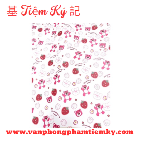 Giấy hình lớn bao tập, gói quà