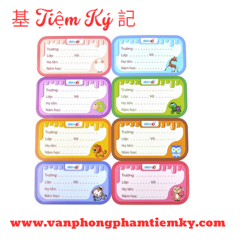 Giấy nhãn 10 (50 cái)