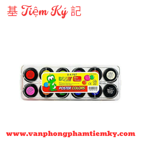 Bộ màu nước Đông Á Dooly 12 màu 30CC