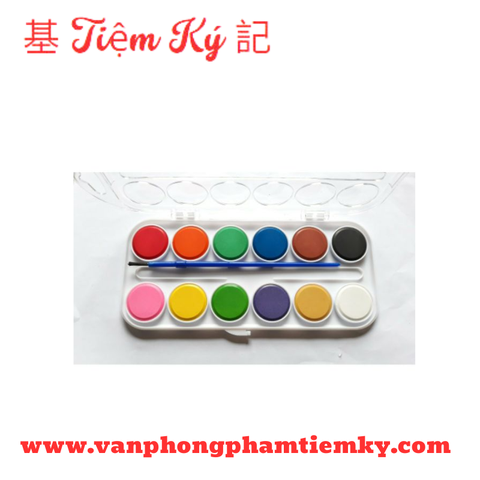 Màu nước Phi mã 12 màu No.6