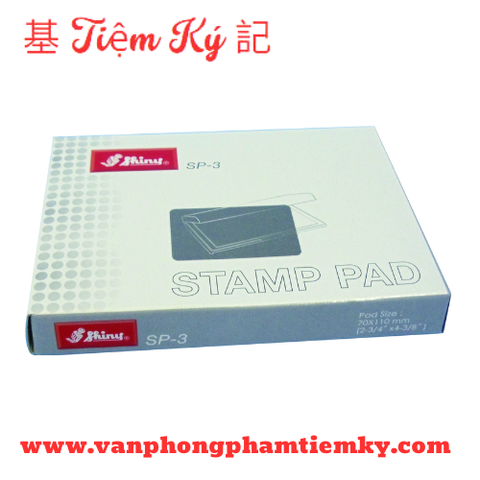 Hộp Tampon Shiny SP-3 70 X 110 có mực