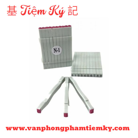 Bộ dấu ghép số N-1 5mm 10 ký tự