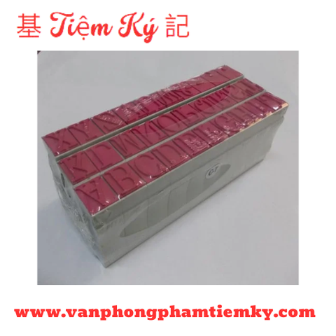 Bộ dấu ghép chữ C-2 7mm 30 ký tự