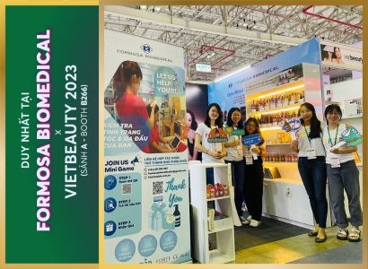 Formosa Biomedical ra mắt tại Vietbeauty & Cosmobeauté Vietnam 2023 - Triển lãm thương mại nghành làm đẹp lớn nhất Việt Nam