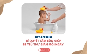 Cách tắm bồn đúng cách để giúp bé thư giãn