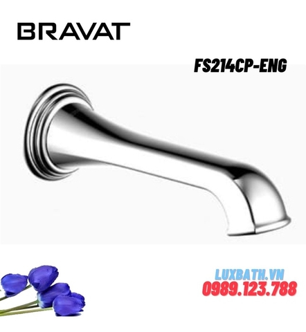 Vòi xả bồn tắm gắn tường cao cấp Bravat FS214CP-ENG