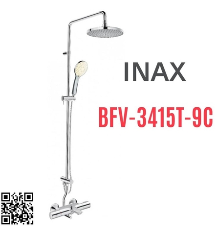 Vòi sen tắm đứng nhiệt độ Inax BFV-3415T-9C
