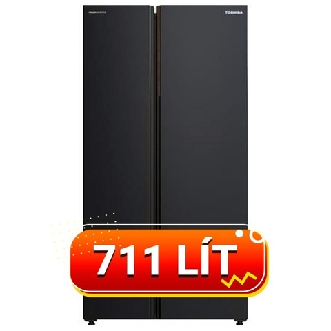 Tủ lạnh Toshiba Inverter 711 lít Side By Side GR-RS910WI-PMV(06)-MG