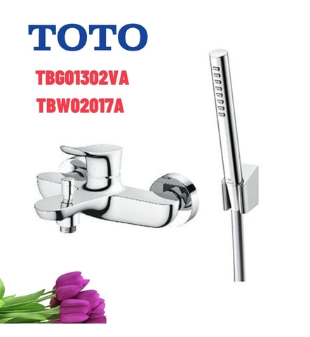 Vòi sen tắm nóng lạnh TOTO TBG01302VA/TBW02017A