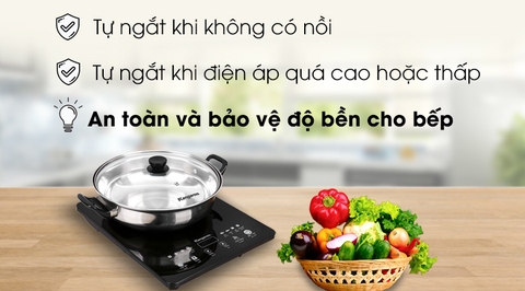 [HÀNG CHÍNH HÃNG] Bếp điện từ Kangaroo KG18IH1