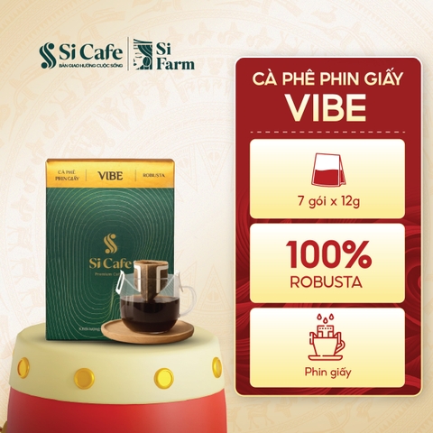 Cà Phê Phin Giấy Vibe 100% Robusta
