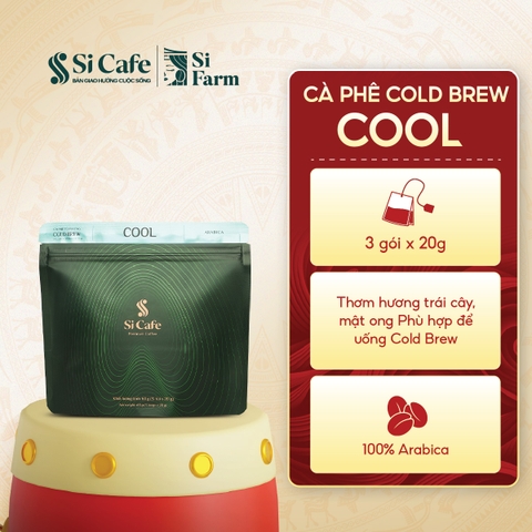 Cà Phê Cold Brew Túi Nhúng Cool 100% Arabica
