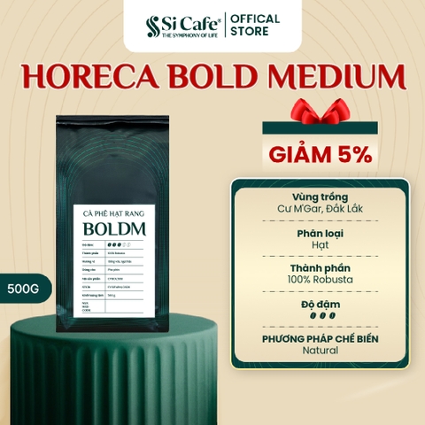 Cà Phê Rang Xay Bold Medium Horeca