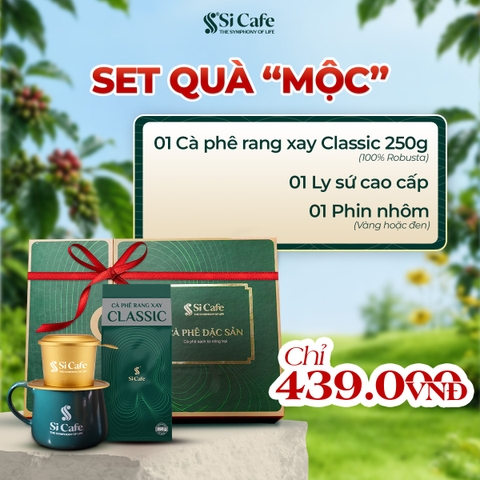 Hộp Quà Tặng Cà Phê Sang Trọng Cao Cấp - MỘC