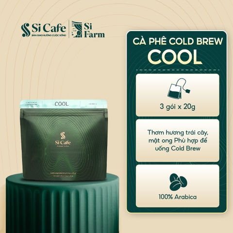 Cà Phê Cold Brew Túi Nhúng Cool 100% Arabica