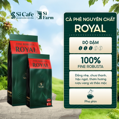 Cà Phê Nguyên Chất Royal 100% Fine Robusta