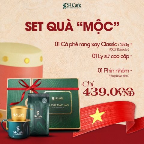 Hộp Quà Tặng Cà Phê Sang Trọng Cao Cấp - MỘC