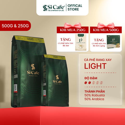 Cà Phê Rang Xay Light (50% Fine Robusta x 50% Specialty Arabica)