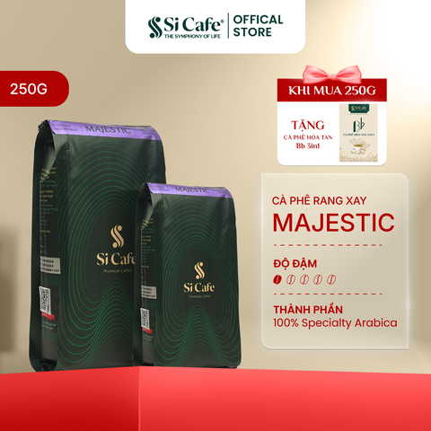 Cà Phê Rang Xay Majestic 100% Arabica
