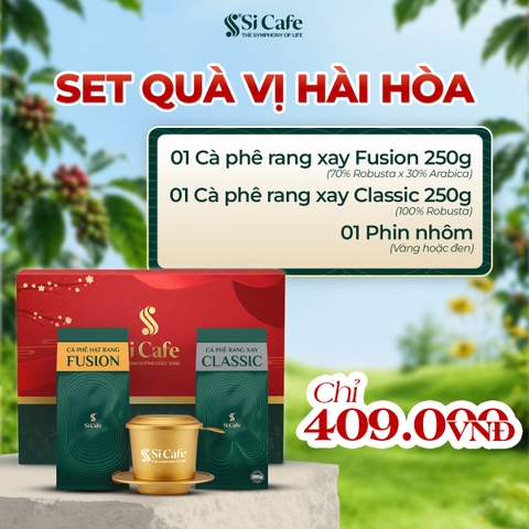 Hộp Quà Tết Cà Phê Vị Hài Hòa