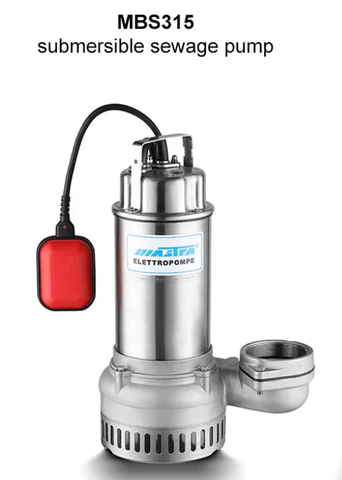Máy bơm nước thải chìm bằng thép không gỉ MBS