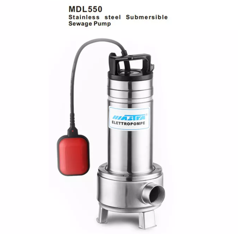 Máy bơm nước thải chìm bằng thép không gỉ MDL
