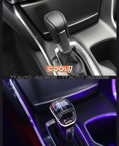 Tay nắm cần số pha lê có đèn led Honda CRV 2023-2026