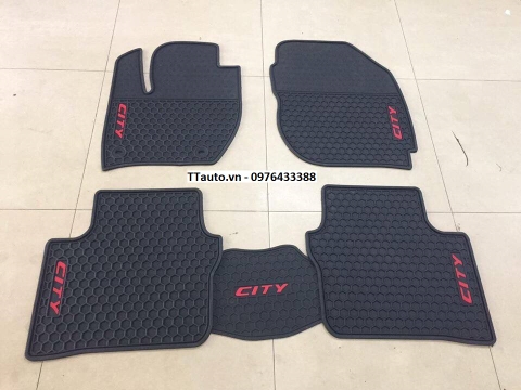 Thảm để chân cao su theo xe CITY