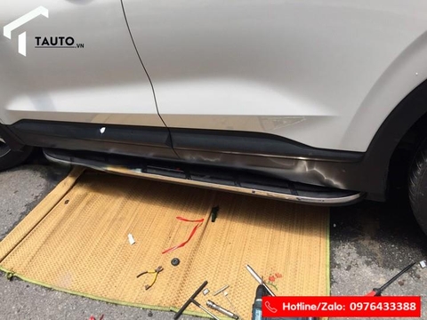 Bậc, Bệ bước chân Hyundai Santafe 2019-2020 – Mẫu tráng gương