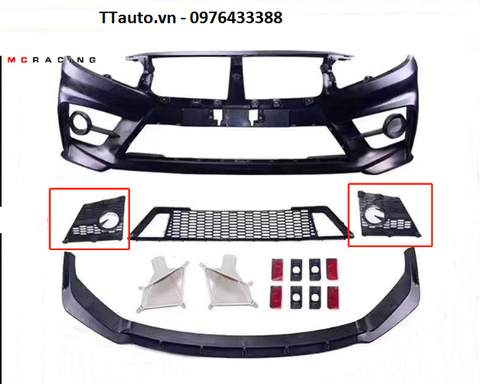 Bán lẻ các chi tiết bộ body kit Civic Type R và FC 450 Yofer