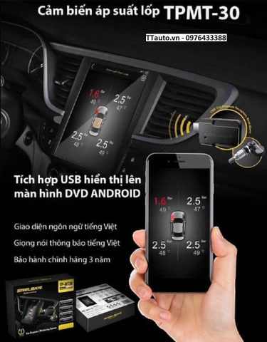 CẢM BIẾN ÁP SUẤT LỐP STEELMATE