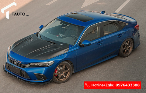 Nắp capo sợi carbon cho Honda Civic 2022