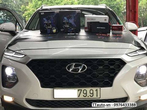 ĐỘ ĐÈN BI HYUNDAI SANTAFE 2020 |2021|2022
