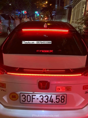 Tấm dán chữ Civic đèn phanh trên cao