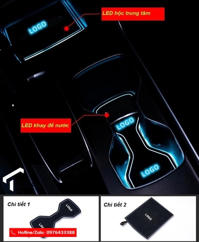 LED trang trí bệ trung tâm Honda Accord 2019-2021